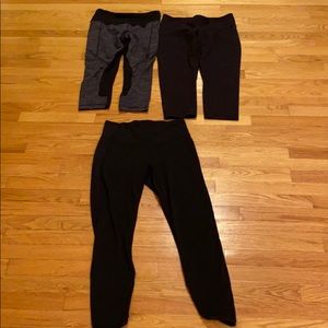 Set of 3 lululemon leggings